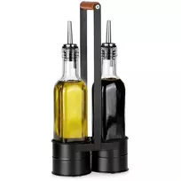 Prieskonių buteliukai ir stovas 250 ml 3 vnt.