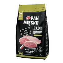 PAN MIĘSKO Kalakutiena su žąsiena S 5kg katėms