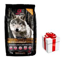 ALPHA SPIRIT visavertis sausas minkštas ėdalas MULTIPROTEIN 3kg + STAIGMENA ŠUNUI