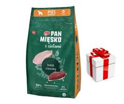 Pan Mięsko su žolelėmis Kalakutiena su anties traškučiais M 3kg + STAIGMENA ŠUNIUI