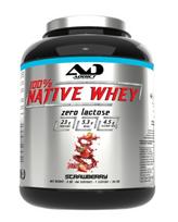 Addict Sport Nutrition 100% Native Whey Zero Lactose, Strawberry - 2000 gramų