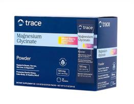 Trace Minerals Magnesium Glycinate Powder Stick Packs, Mixed Berry Lemonade - 30 x 3g