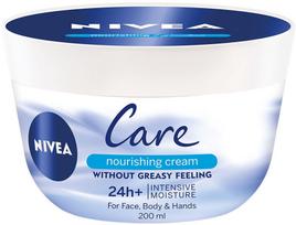 Kūno kremas Nivea Care, 200 ml
