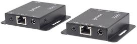 Adapteris Manhattan RJ-45, HDMI female x 3, juoda sp.