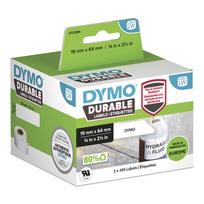 DYMO LW-Kunststoff-Etiketten 19x64mm 2x450 St weiß permanent | 2112284 | 3026981122842