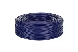 Kabelis 2 x RCA-4 mm mėlynos spalvos
