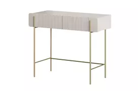 Dressing Table Malmi - Cashmere / Gold Legs