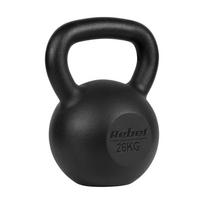 Cast iron kettlebell 26kg, REBEL ACTIVE
