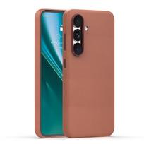 Etteri Elegant Mag dėklas for Samsung Galaxy S25 rudas