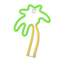 Neon LED Light PALM žalias oranžinis NNE04 Neolia
