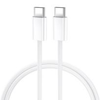 BWOO Kabelis USB-C - USB-C 1m 60W iPhone 15 BO-X284 baltas