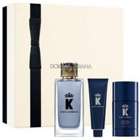 Dolce & Gabbana K Giftset rinkinys vyrams (EDT, 100 ml + dušo gelis, 50 ml + pieštukinis dezodorantas, 75 g)