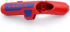Knipex ErgoStrip Universal Cable Stripping Tool, Stripping/Peeling Tool (red/blue, for right-handed users)
