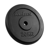Cast iron weight 20kg, bore 31mm, classic disc, REBEL ACTIVE