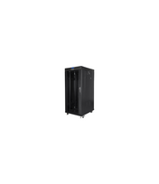 Lanberg | Rack cabinet 19" free-standing 27U/800x1000 (flat pack) with glass door, LCD | FF01-8027-12BL | Black
