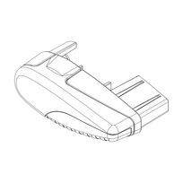 Stogo skersiniai galinis dangtelis THULE WingBar/AeroBlade Left