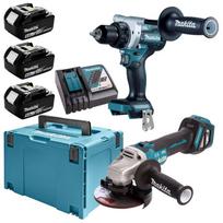 MAKITA  ZESTAW COMBO 18V DLX2544TJ (DDF492 , DGA513) 3x5,0 MP | 1119493  | 0197050010810