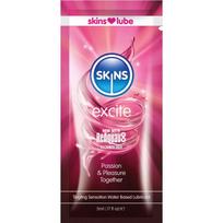 SKINS SKINS - EXCITE WATER-BASED LUBRICANT SINGLE-DOSE 5 ML