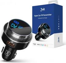 3MK Car charger transmitter 2xUSB-A+TF card +blueto