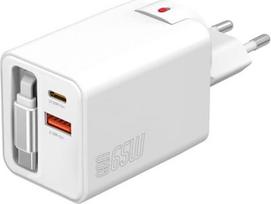 4Smarts Charger Flex Jojo 65W 2xUSB-C + USB-A white