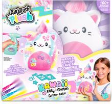 Airbrush PLUSH Rinkinys su aerografu „Kawaii Kitty", 25 cm