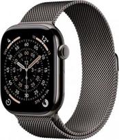 Apple Watch Series 11 GPS + Cellular 46mm Slate Titanium Case with Slate Milanese Loop M/L