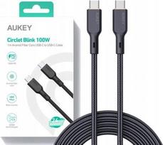 Aukey CB-KCC101 Nylon C able USB C - USB C 1m