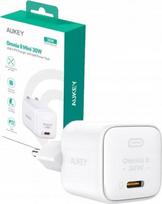 Aukey Wall Charger PA-B1L White Omnia II Mini1xUSB-C PowerDelivery 30W 5A