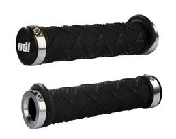Vairo rankenėlės ODI X-Treme MTB Lock-On 130mm Bonus Pack Black/Silver