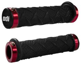 Vairo rankenėlės ODI X-Treme MTB Lock-On 130mm Bonus Pack Black/Red