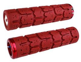 Vairo rankenėlės ODI Rogue v2.1 MTB Lock-on 135mm White/Dark red
