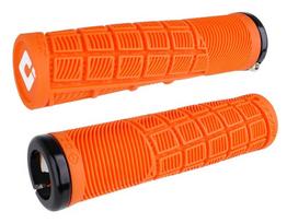 Vairo rankenėlės ODI Reflex v2.1 MTB Lock-on 135mm White/Orange