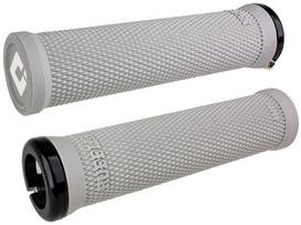 Vairo rankenėlės ODI Ruffian v2.1 Lock-On MTB 30mm OD 135mm White/Grey