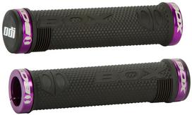 Vairo rankenėlės ODI Box Hex BMX 130mm Lock-On Bonus Pack Black-Black