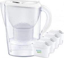 Brita Marella XL 3.5l filter jug + 4 cartridges PRO Pure Performance cartridges White