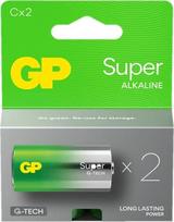 Gp Battery ALKALINE BATTERIES LR14 /C GP SUPER 2PCS.