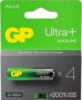 Gp Battery Alkaline batteries LR6/ AA GP ULTRA+ 4PCS.