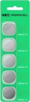 Green Cell Button battery 5x CR2032