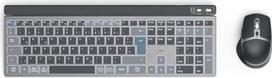 Hama multi device keyboard and mouse set black