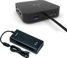 I-Tec USB-C Dual Display Docking Station Power Delivery 100 W + Universal Charger 112 W