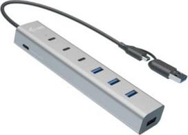 I-Tec USB-C/USB-A Charg ing Metal HUB 7 ports