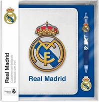 Kids Euroswan Notebook with 10 colours pen Real Madryt