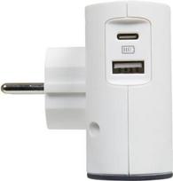 Legrand 2x2P+USB AC Splitter White/Black