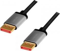 Logilink Displayport cable 8K/60 Hz,DP/M do DP/M,alu. 2m