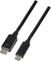 Logilink USB3.2 Gen 1x1 USB-C to DisplayPort 1.2, 1.8m