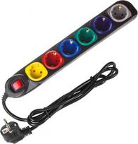 Maclean Power strip 250VAC/10A 1,5m MCE509 B