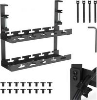 Maclean Under desk cable organizer, MC-104 B