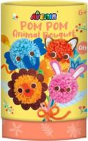 Mg Dystrybucja Creative set Pom Pom Bouquet - Animals