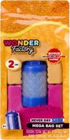 MGA Kinetic sand Wonder Factory Never Dry Sand Bag, Orange Red