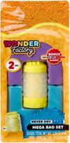MGA Kinetic sand Wonder Factory Never Dry Sand Bag, Purple Teal